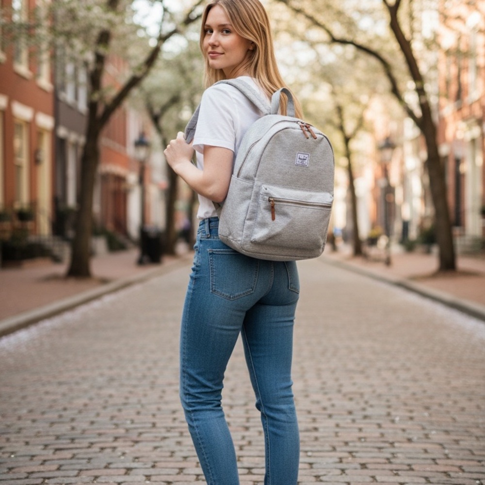 Herschel Supply Company Light Gray Backpack - Picture 6 of 6